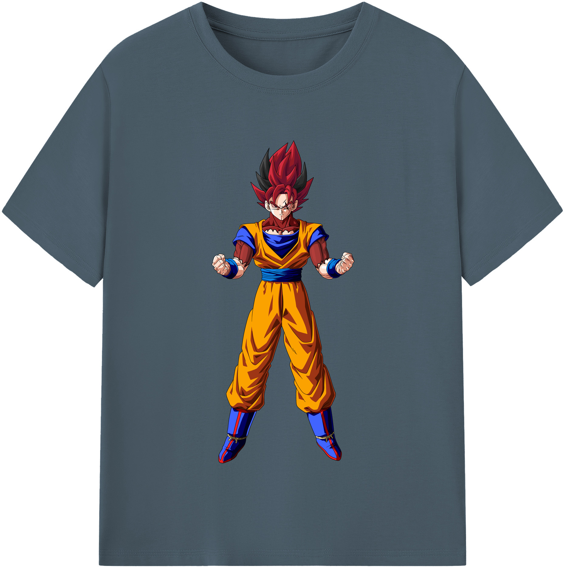 （画像用） ドラゴンボール 孫悟空（そん ごくう）Son Goku カカロット DRAGON BALL Kakarotto 綿100％半袖Tシャツ（フロントプリント）